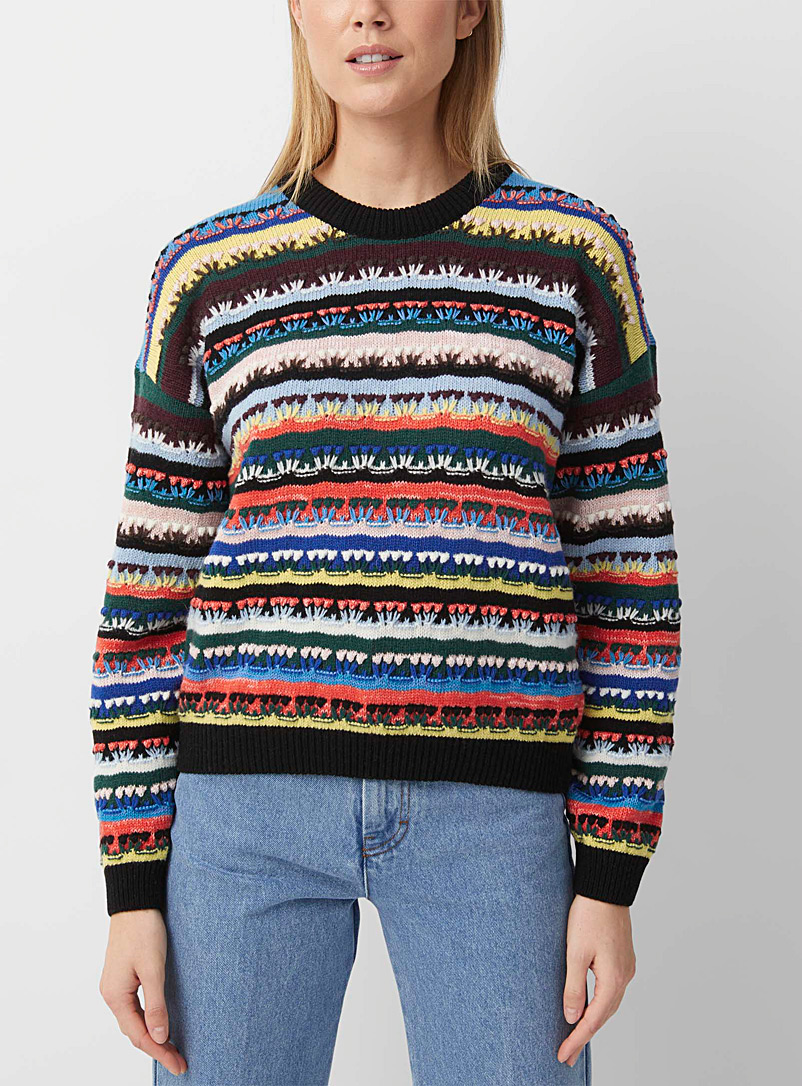 PS Paul Smith Assorted Colourful texture sweater for women