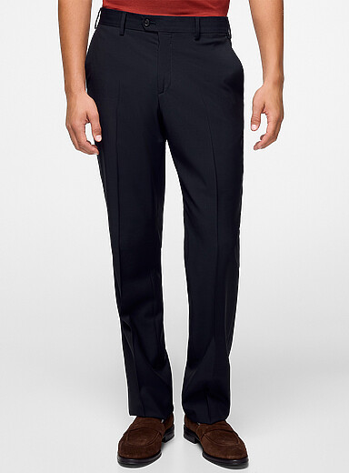 Paul Smith: Le pantalon laine et mohair The Westbourne Bleu marine - Bleu nuit pour homme