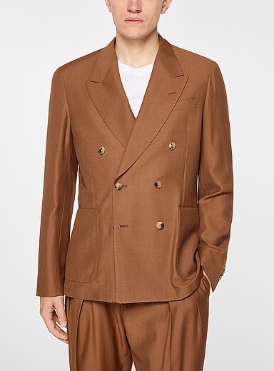 Paul Smith Hazelnut Hazelnut double-breasted blazer for men