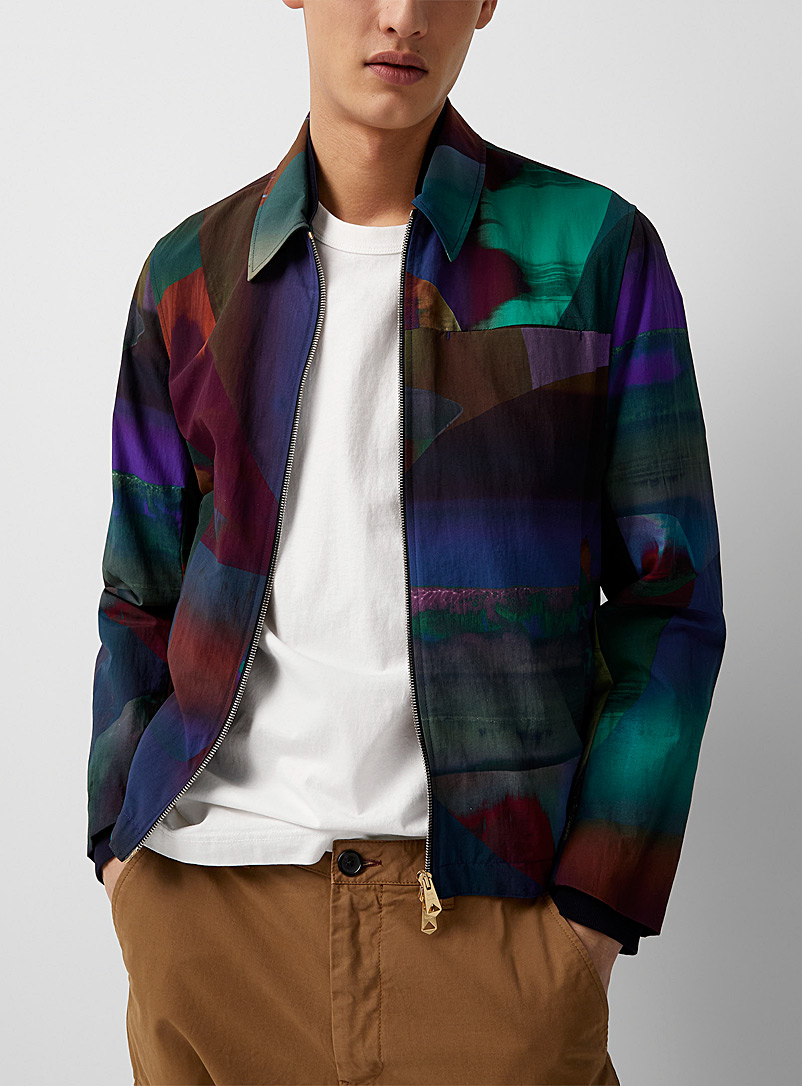 Paul Smith Assorted Abstract painting colourful jacket for men