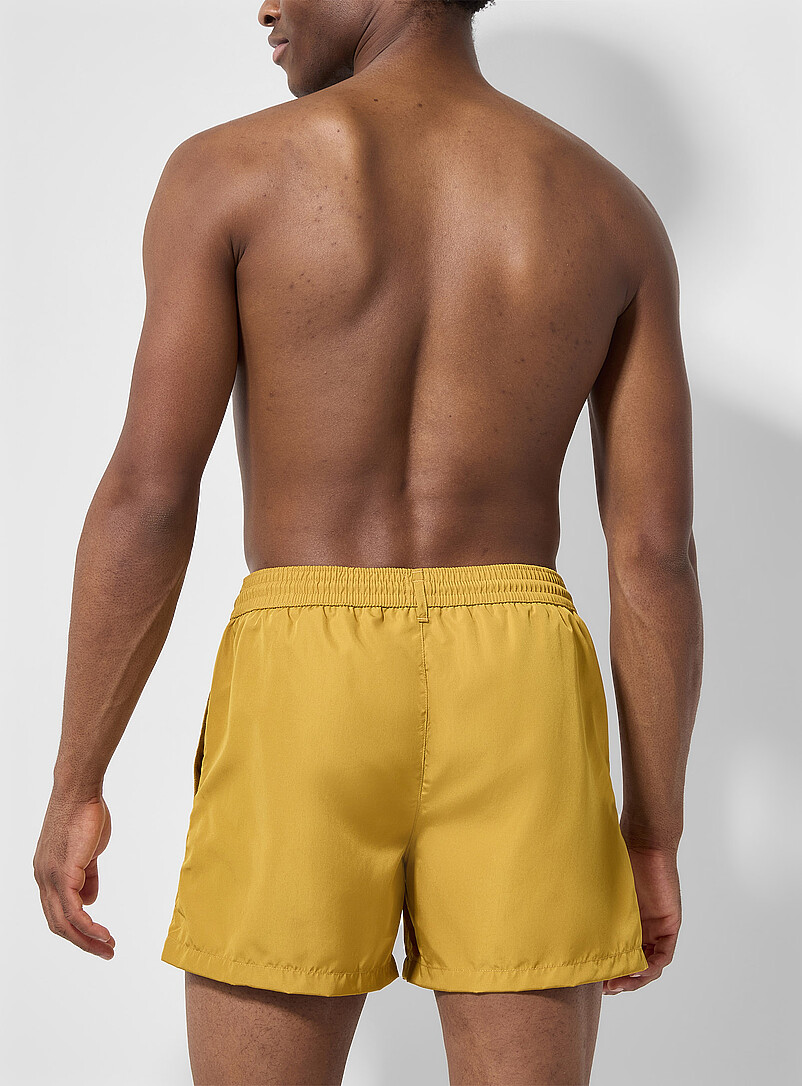 Paul Smith Navy/Midnight Blue Zebra crest swim trunks for men