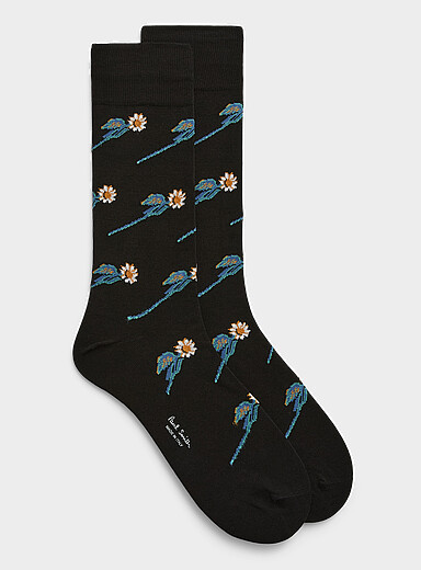 Floral dress socks