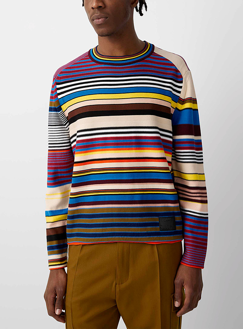 Paul Smith: Le pull ample Summer Stripe Assorti pour homme