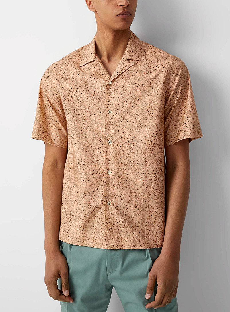 Chemise Homme Noire Imprimé 'Slide Notes Chemise Homme Noire Imprimé 'Slide Notes