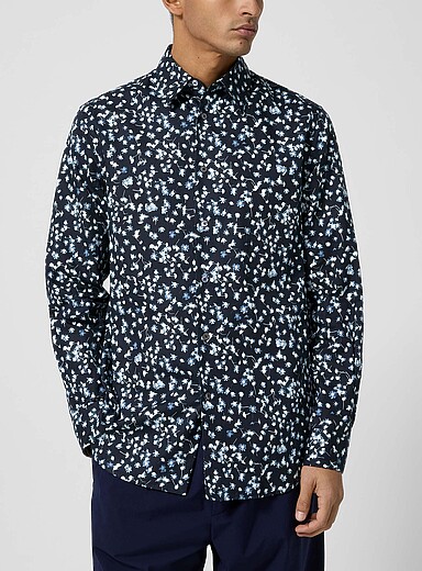 PS Paul Smith - Chemise imprimée à manches courtes - Rouge