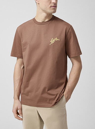 Paul Smith Brown Bunny logo T-shirt for men