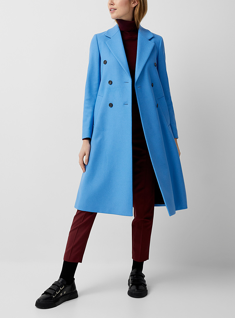 PS Paul Smith Blue Blue wool jacket for women