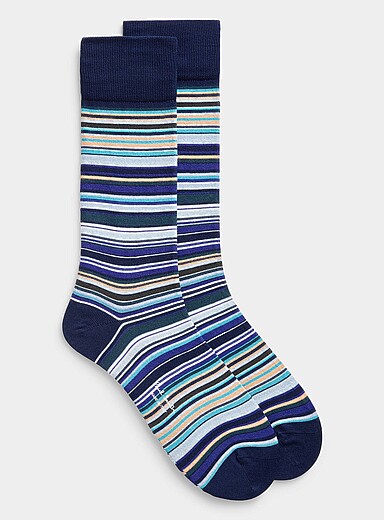 Pinstripe dress socks