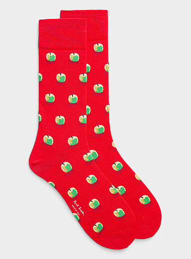 La chaussette habill&eacute;e pommes