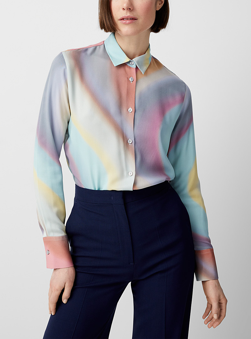 PS Paul Smith: La chemise Swirl pastel Assorti pour femme