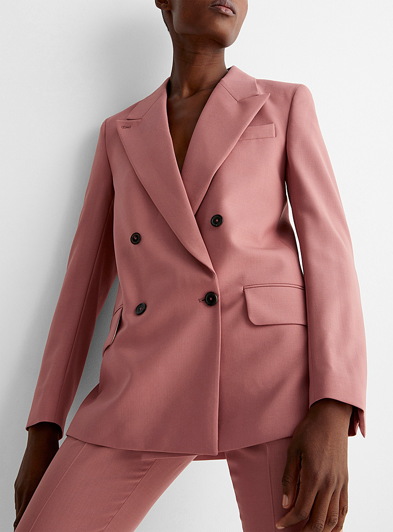 PS Paul Smith Pink Dusty pink wool jacket for women