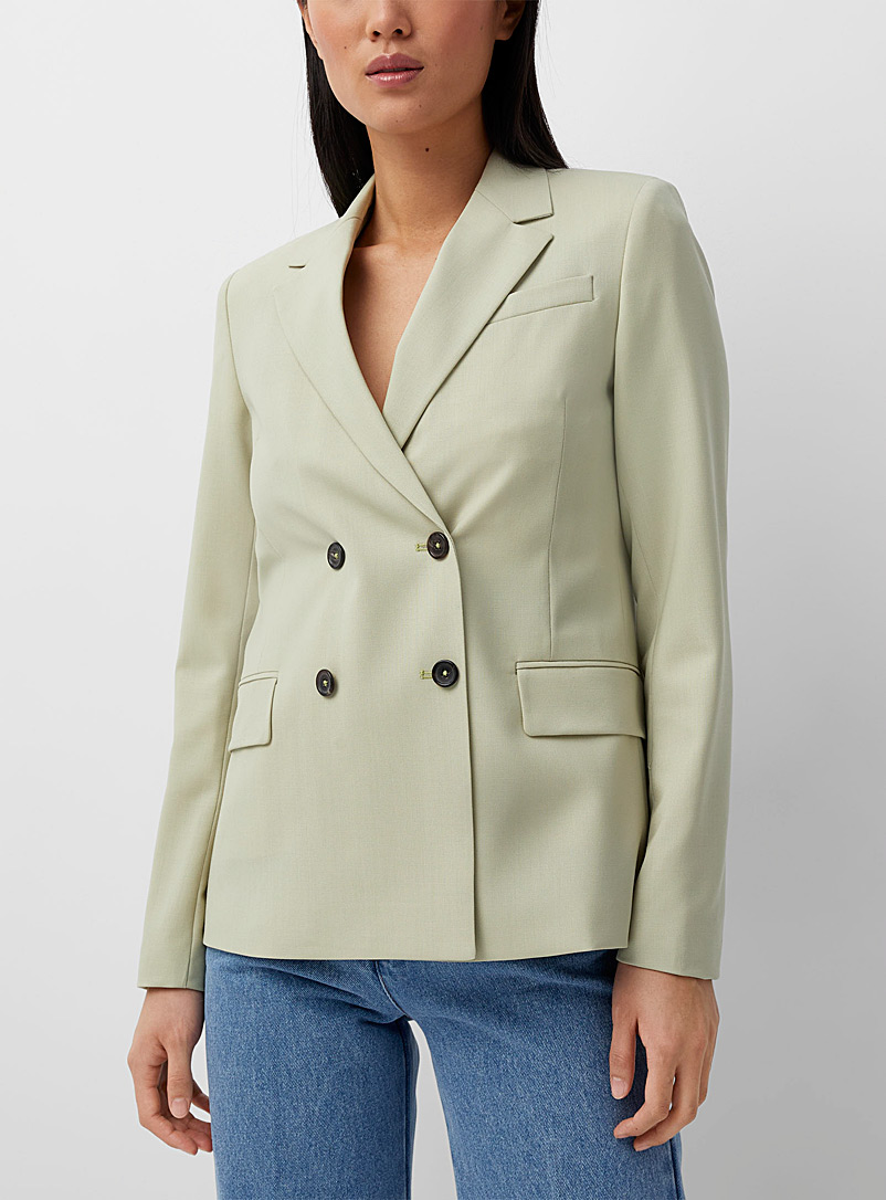 PS Paul Smith Green Green wool jacket for women