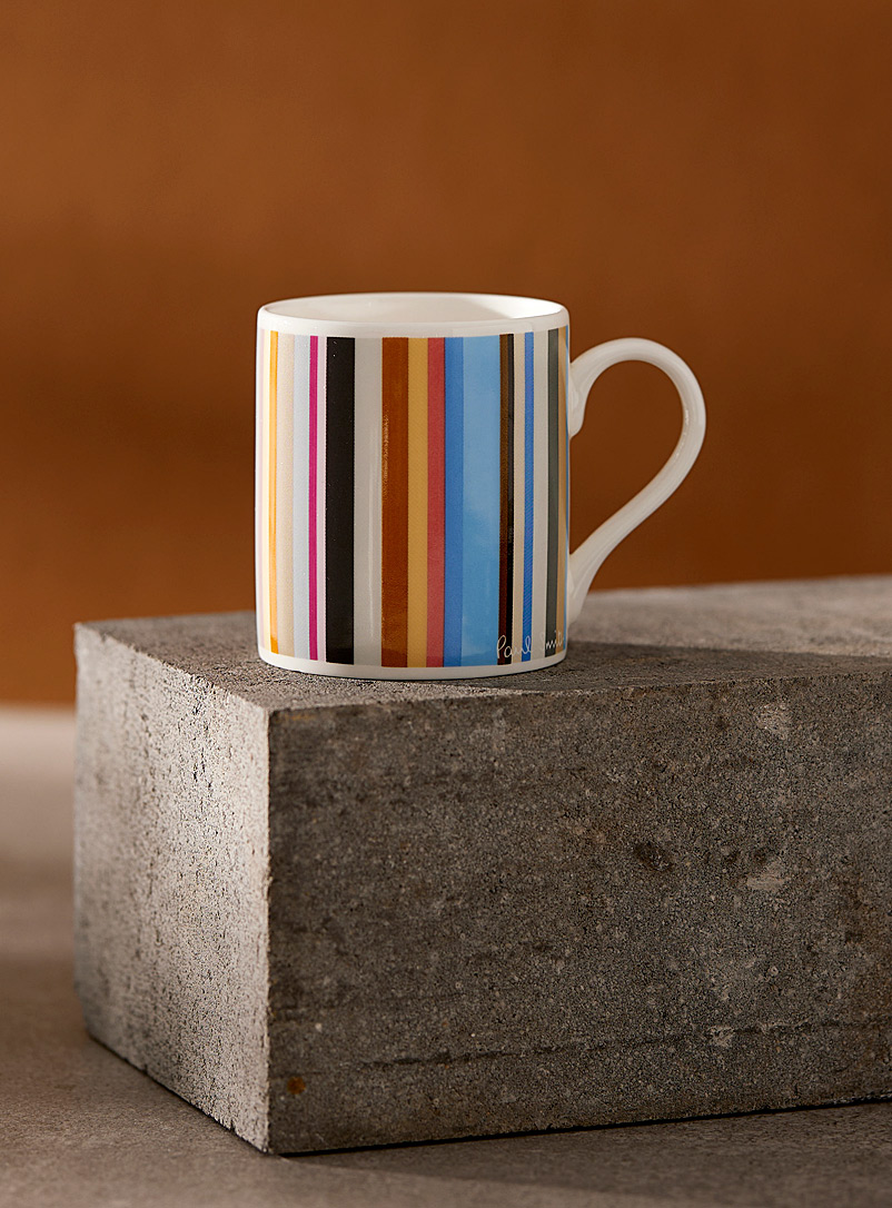 Paul Smith Assorted Artistic stripe mug for men