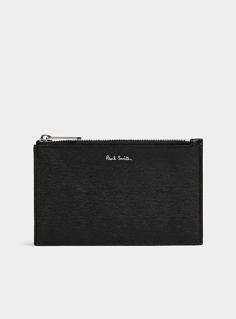 Paul Smith Black Colour-block wallet for men