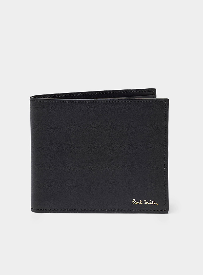 Paul Smith: Le portefeuille intérieur imprimé rétro Noir pour homme
