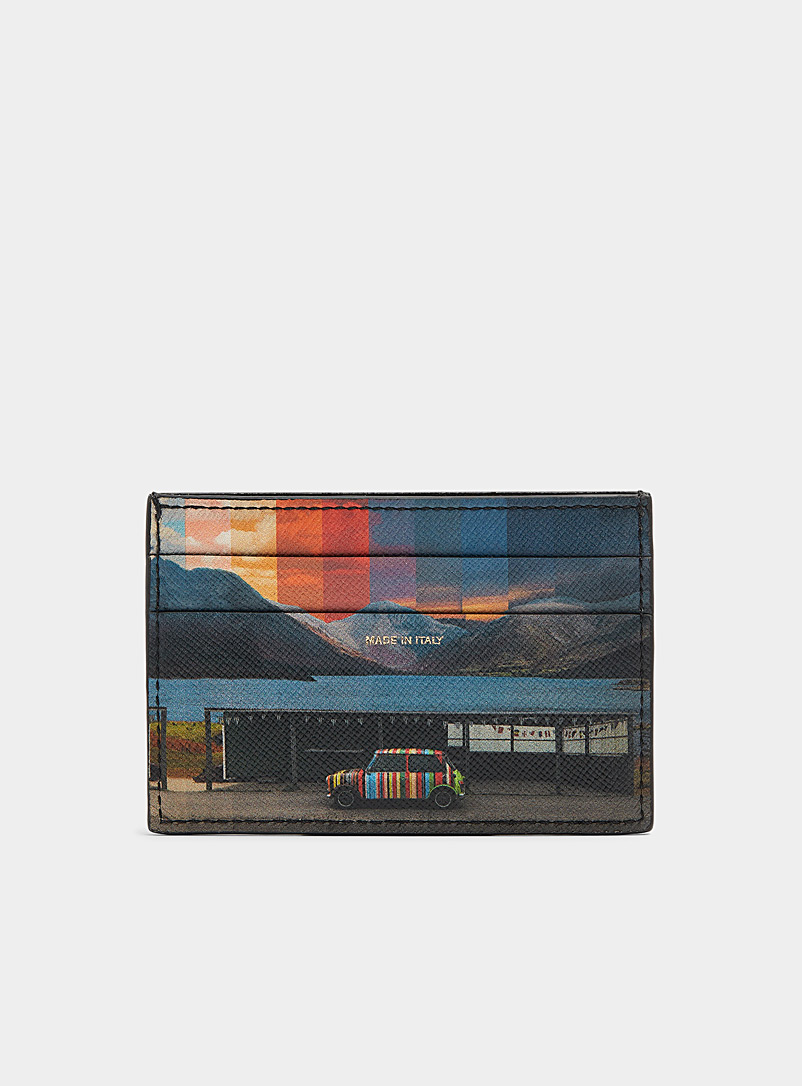 Paul Smith Assorted Striped car card holder for men