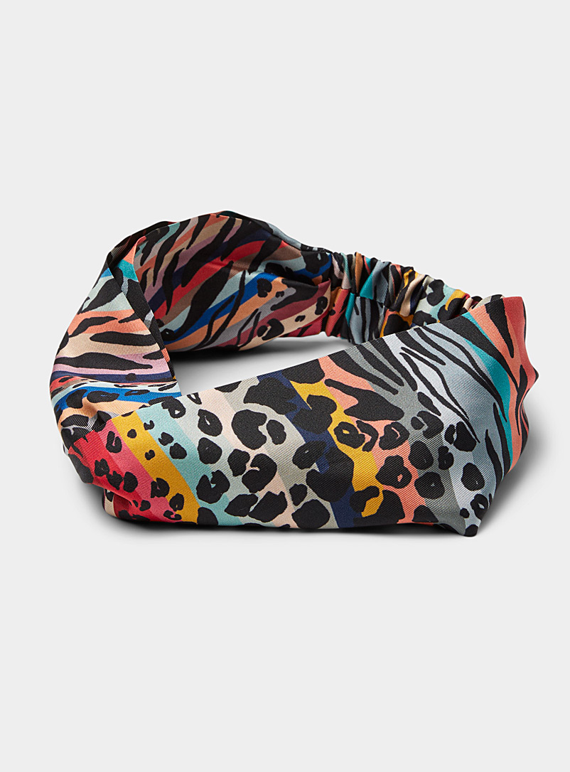 Paul Smith Assorted Colourful silk headband for women