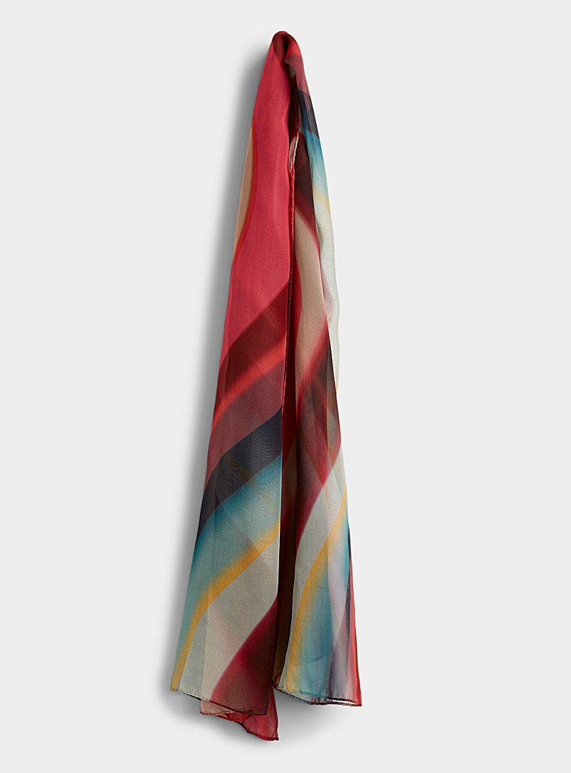 Paul Smith Assorted Swirl silk scarf for women