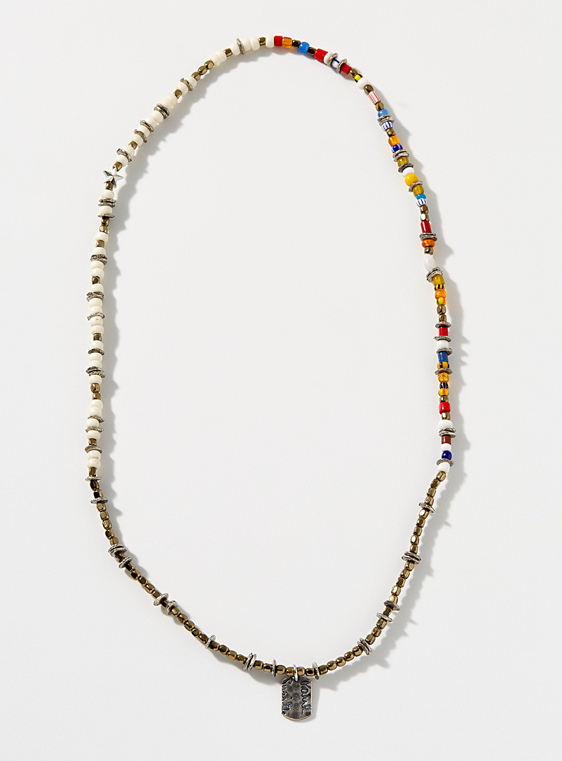 Paul Smith Assorted Colourful multi-bead necklace for men