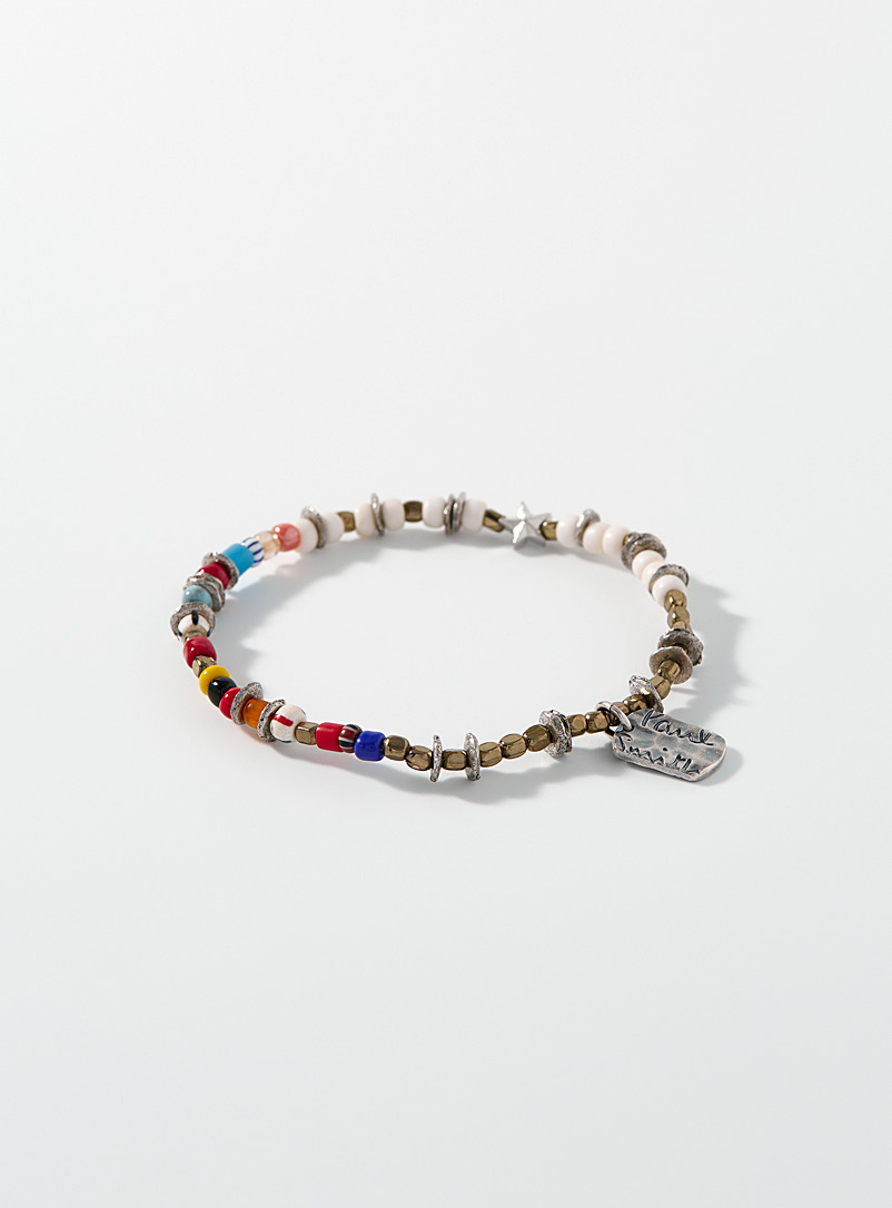 Paul Smith Assorted Colourful multi-bead bracelet for men