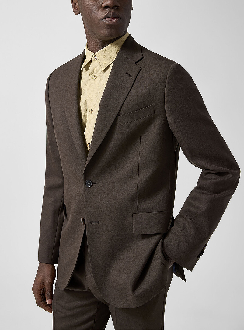 The Camberwell brown wool suit product image 3