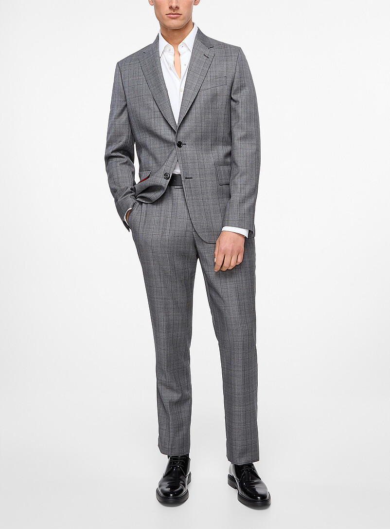 The Brierley Checkered Grey Suit