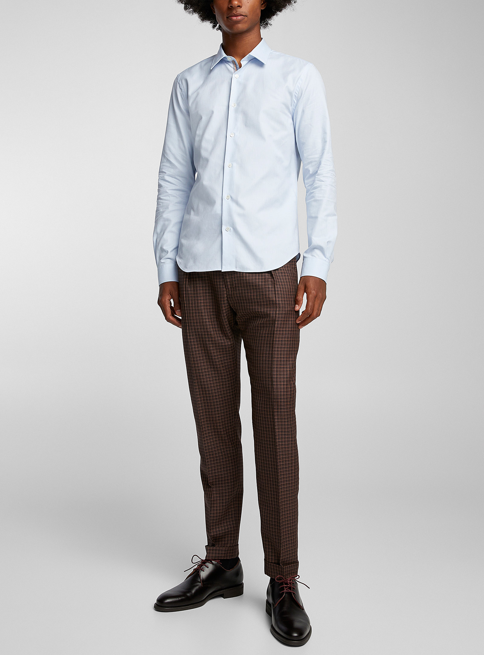 Paul Smith - Men's Cuffed checkered pant