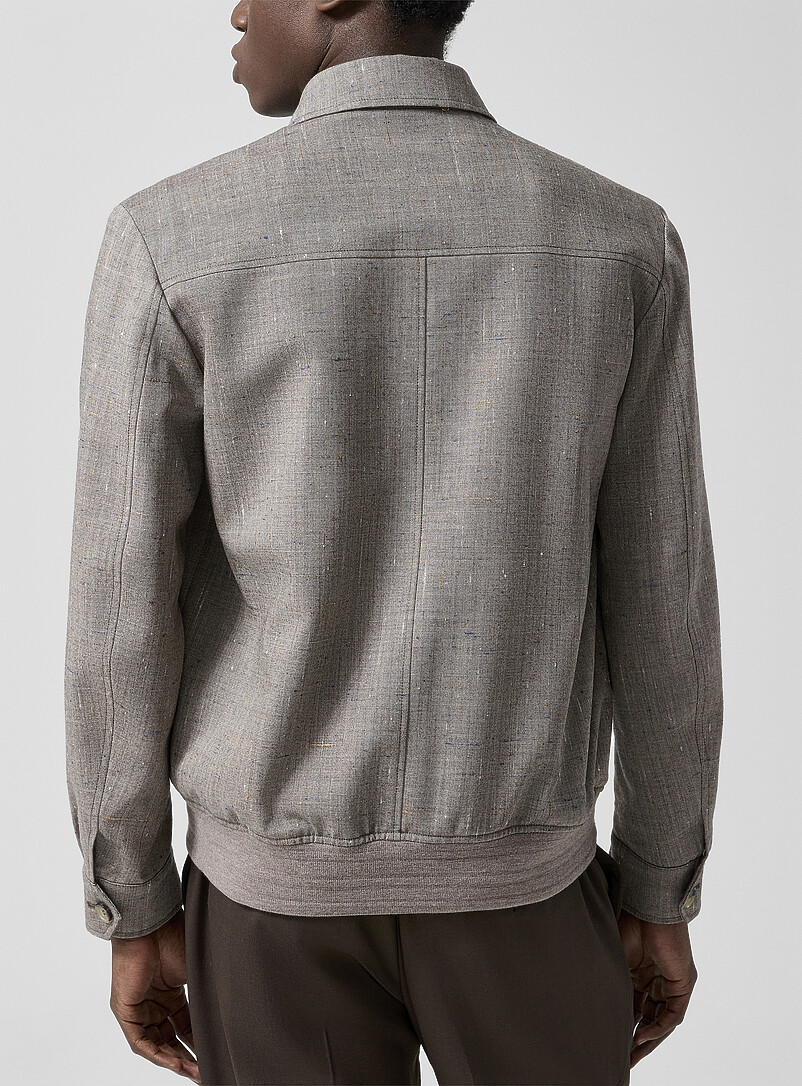 Speckled wool-blend jacket product image 2