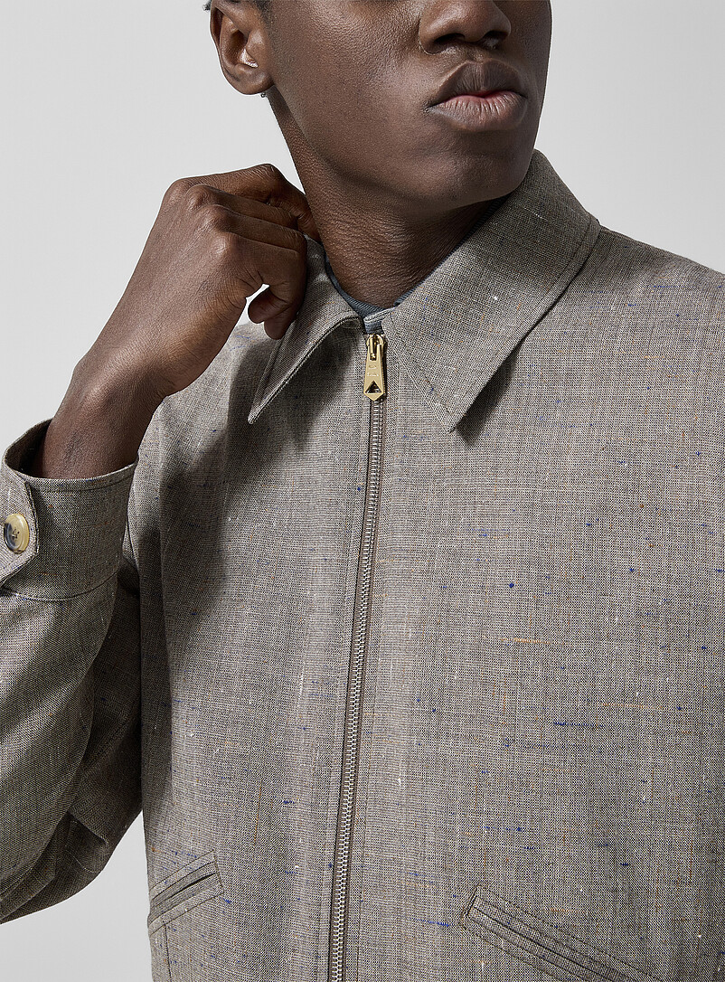 Speckled wool-blend jacket product image 3