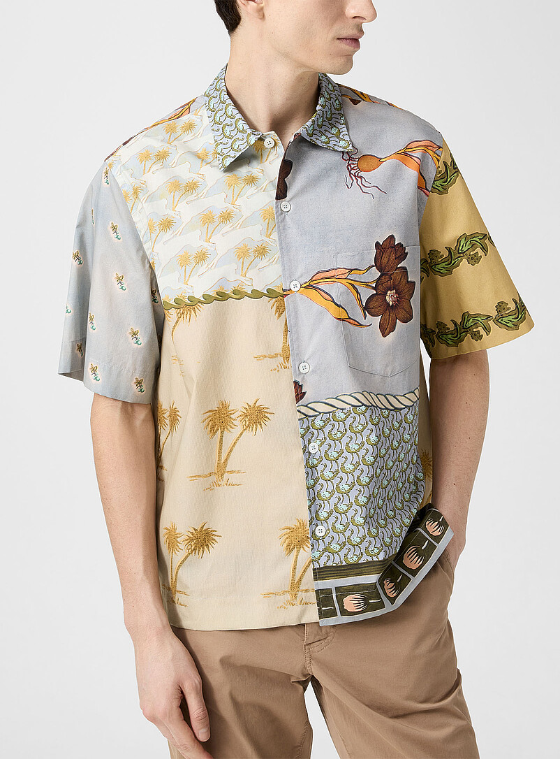 Flowers And Palm Trees Shirt