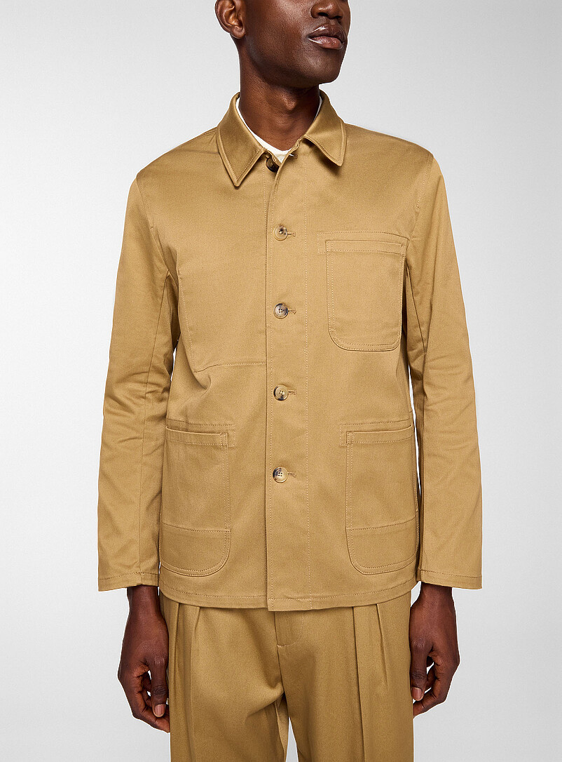 Patch pockets workwear jacket product image 2