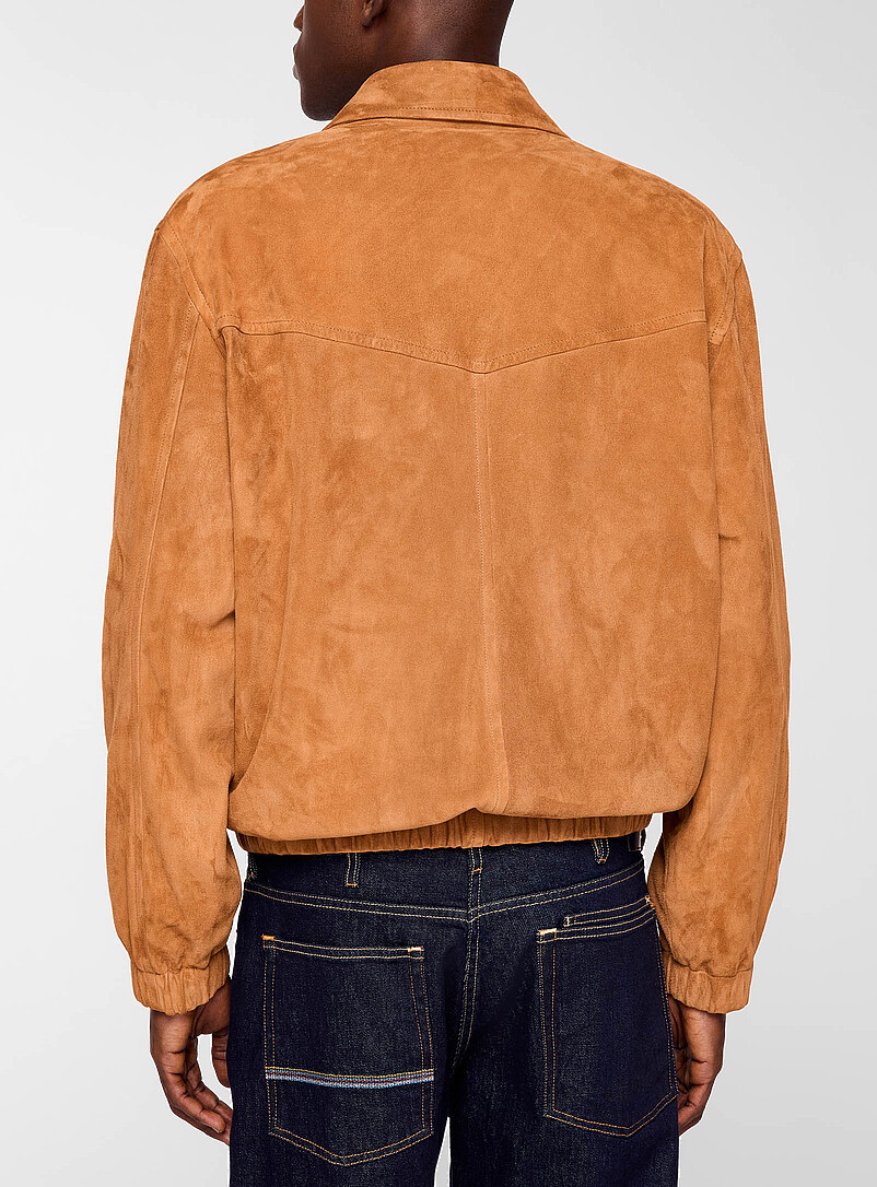 Loose suede jacket product image 3