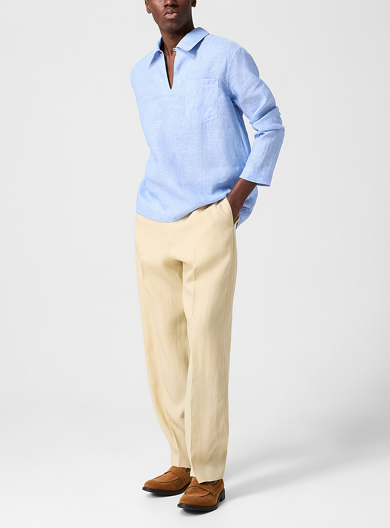 Sand Pure Linen Pant