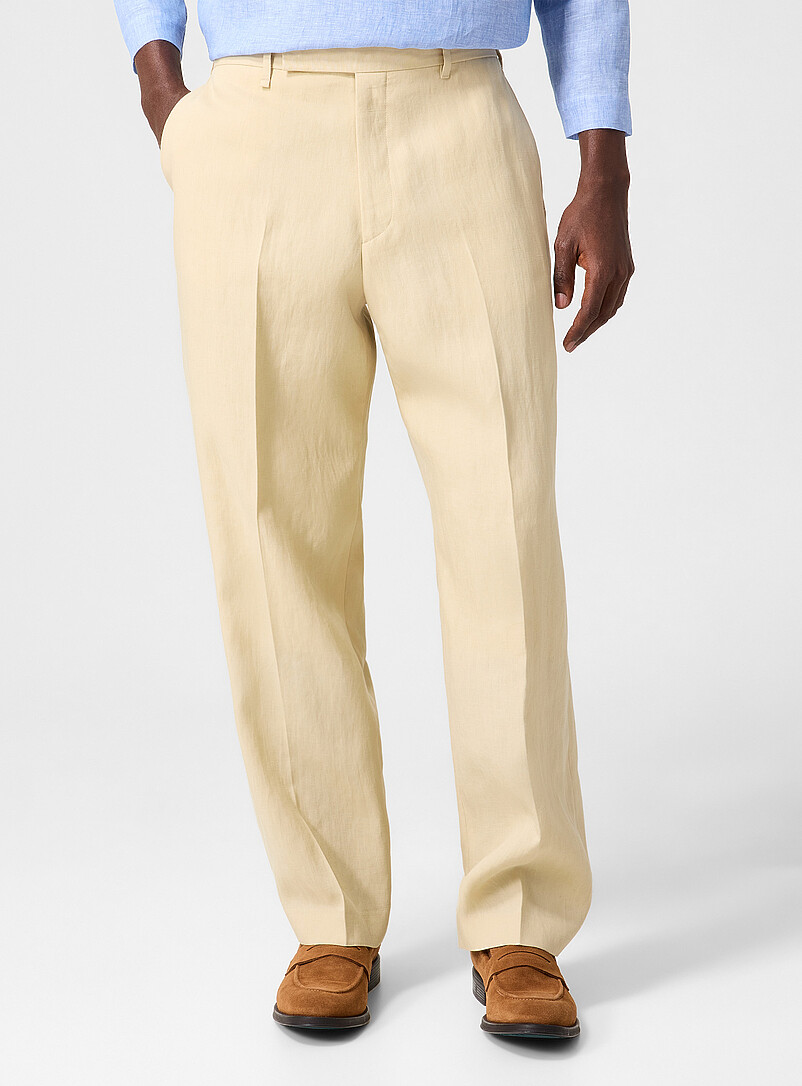 Sand pure linen pant product image 2
