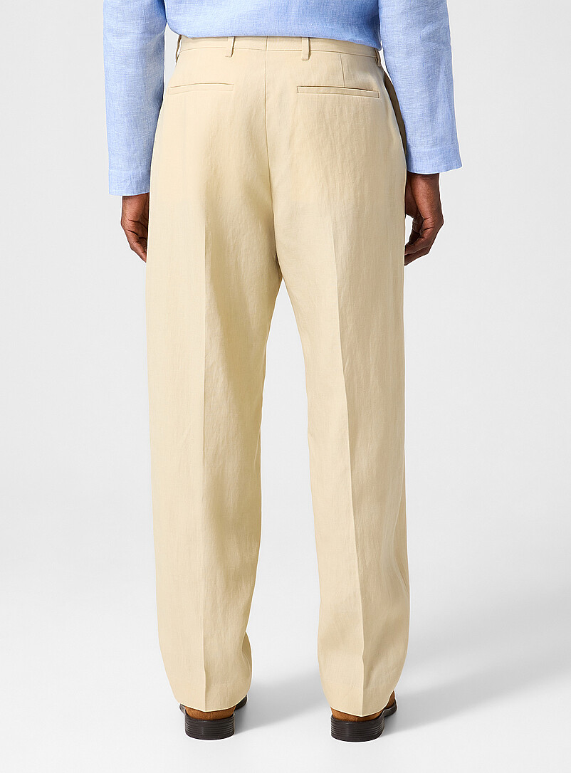 Sand pure linen pant product image 3