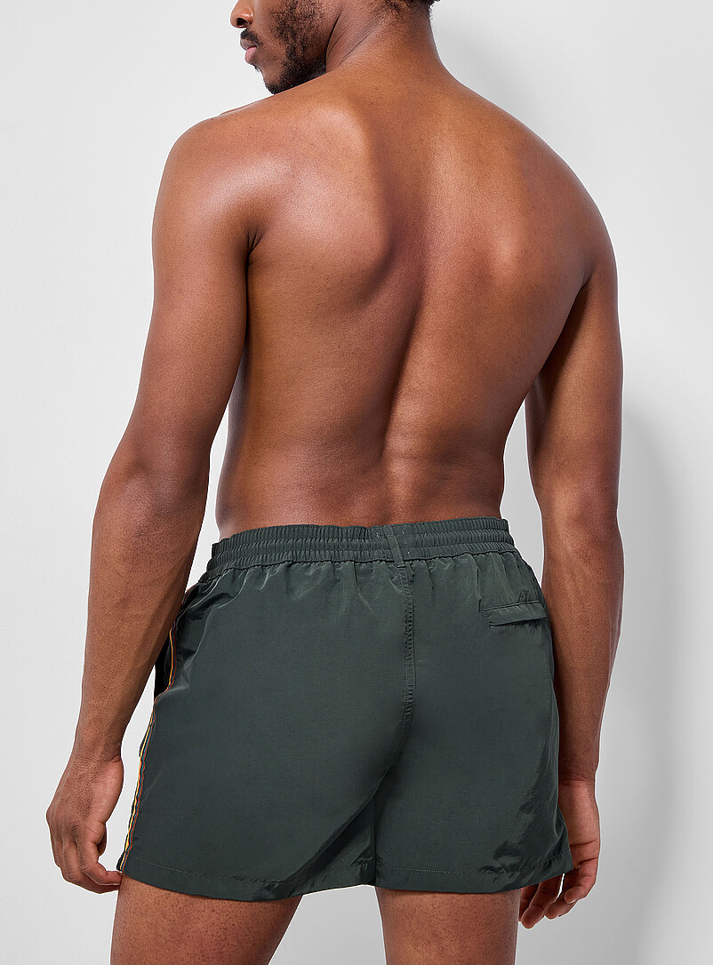 Side stripes swim trunks product image 2