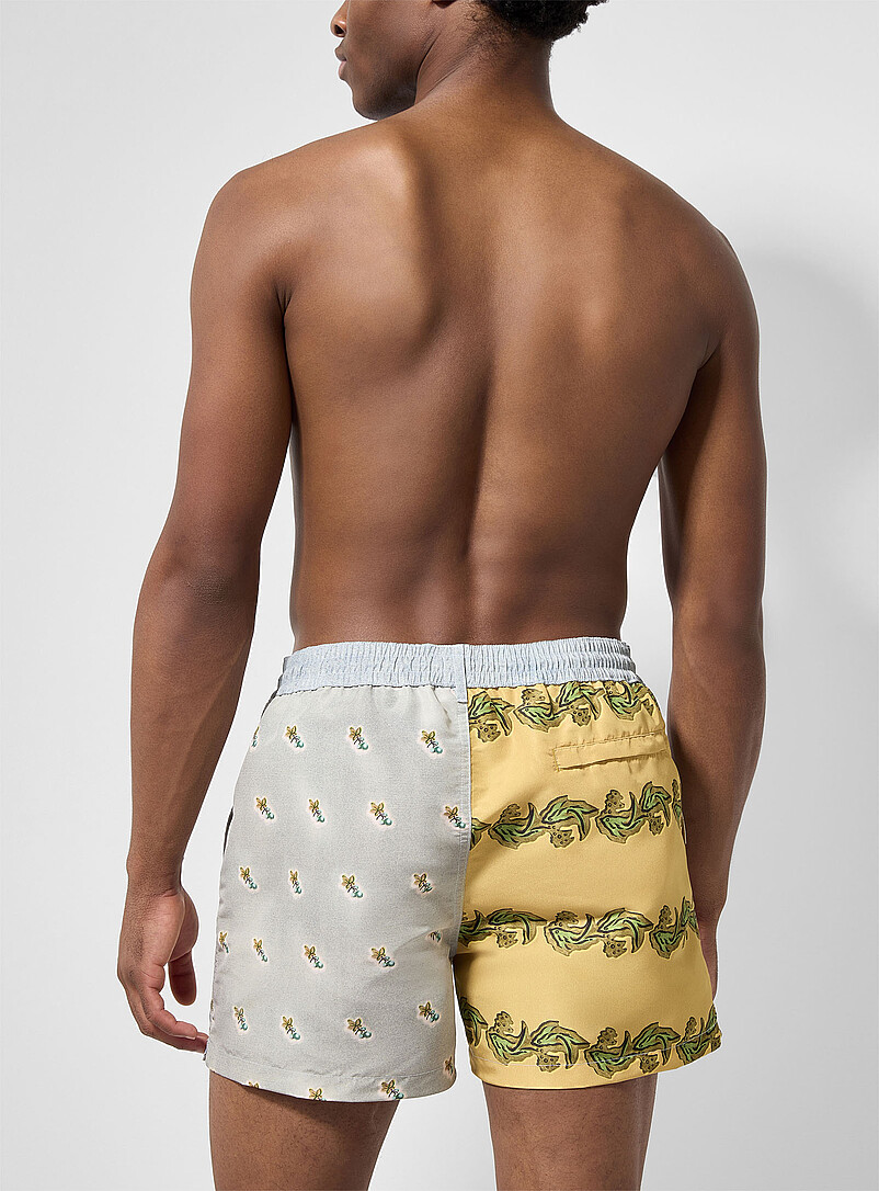 Palmtrees and flowers swim trunks product image 2