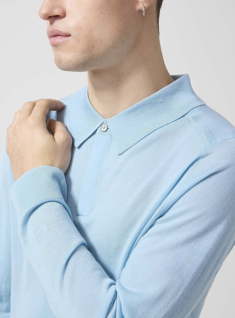 Pure merino wool polo product image 2