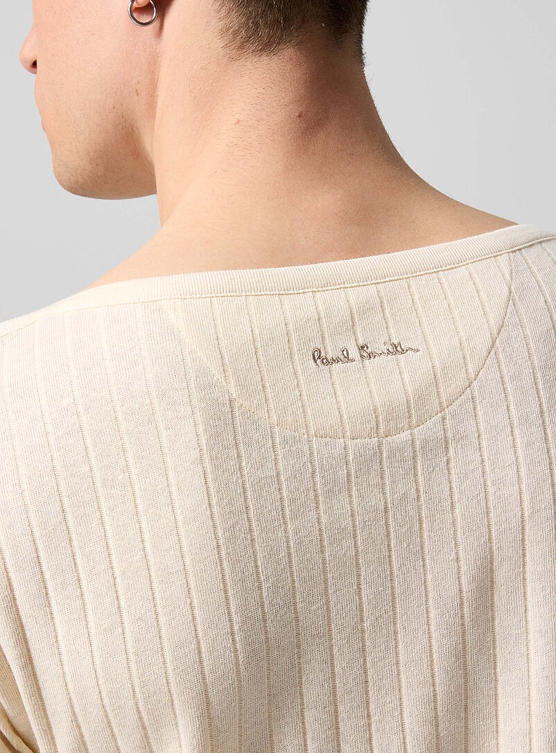 Ribbed boat neck sweater product image 3