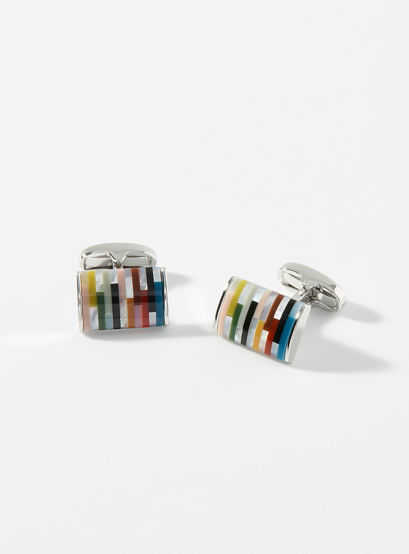 Colourful Signature Cuff Links