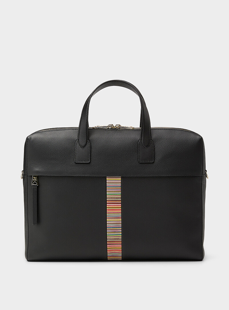 Double Zip leather briefcase product image (primary)