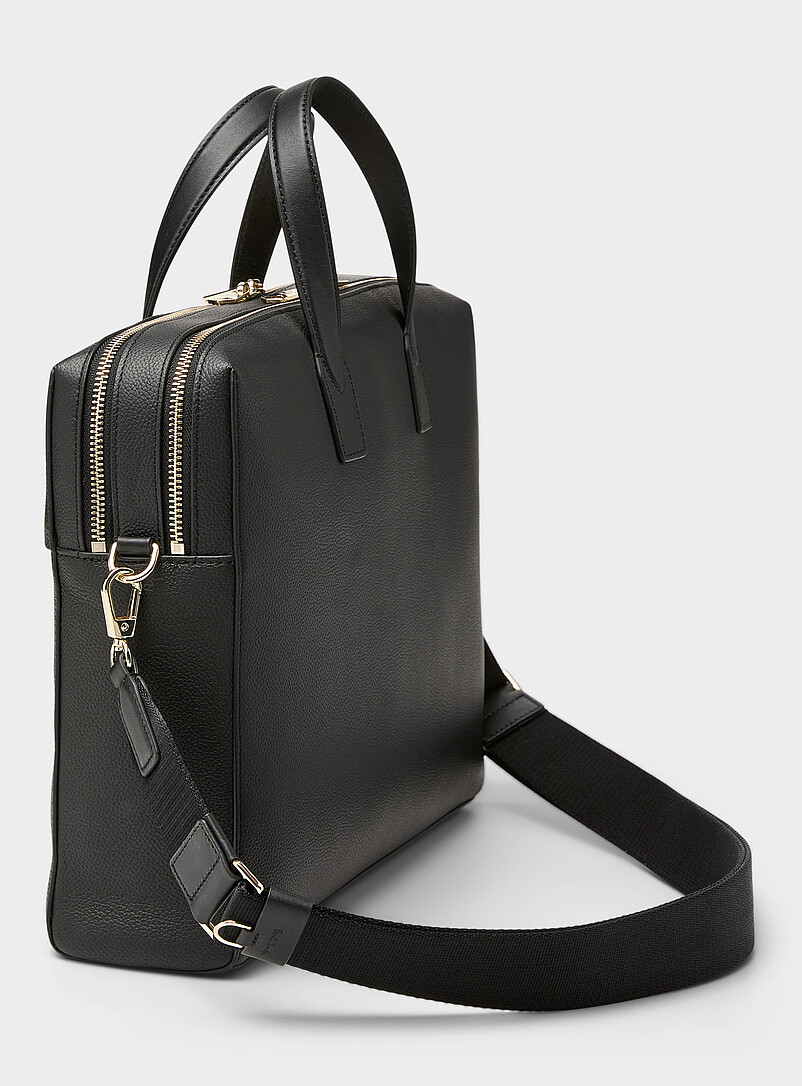 Double Zip leather briefcase product image 2
