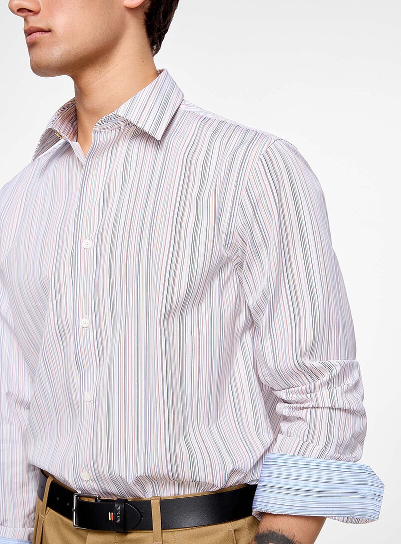 Colourful pinstripes shirt product image 2