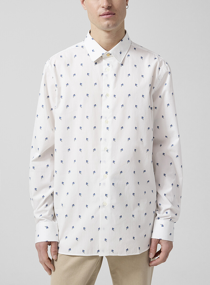 Small Blue Flowers Shirt