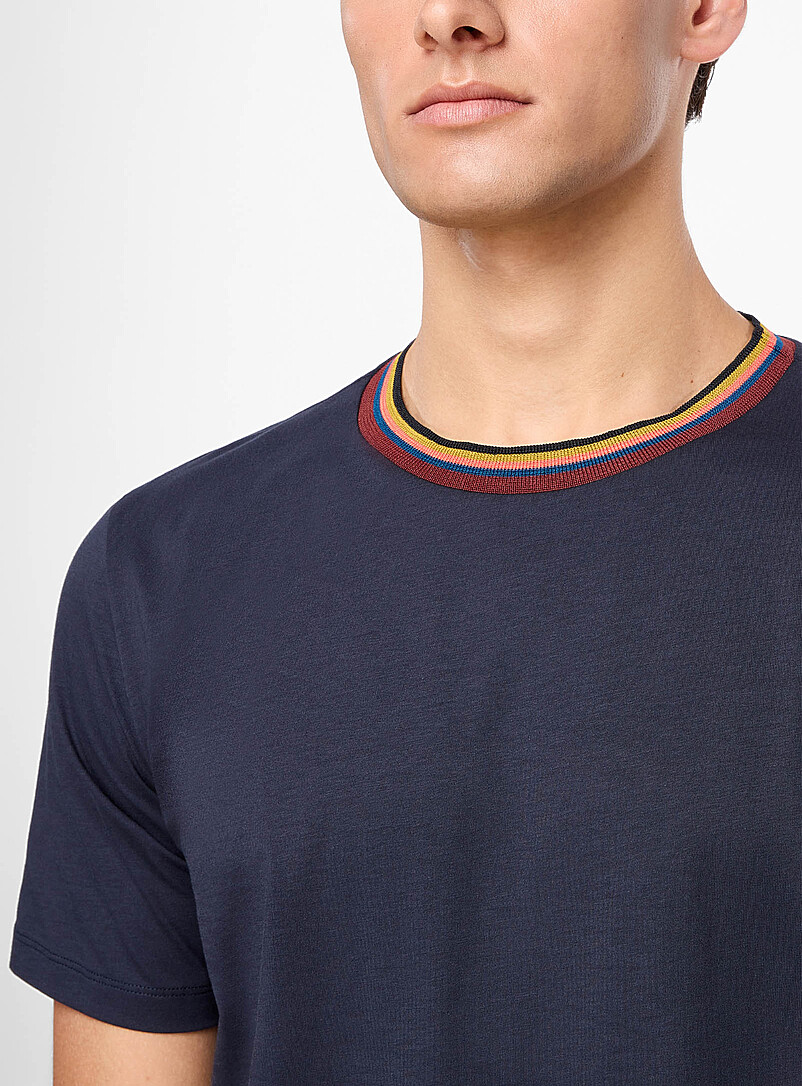 Signature striped collar T-shirt product image 2