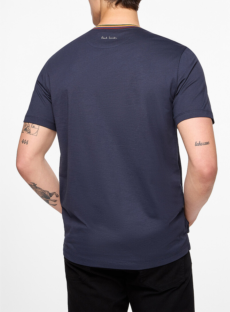 Signature striped collar T-shirt product image 3