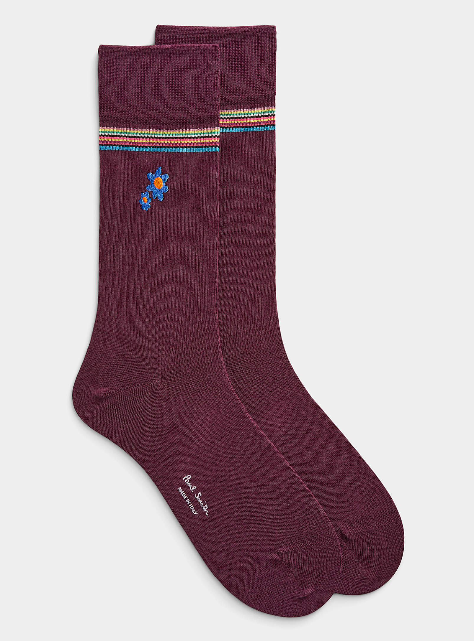 Paul Smith - Men's Colourful mini-flower sock