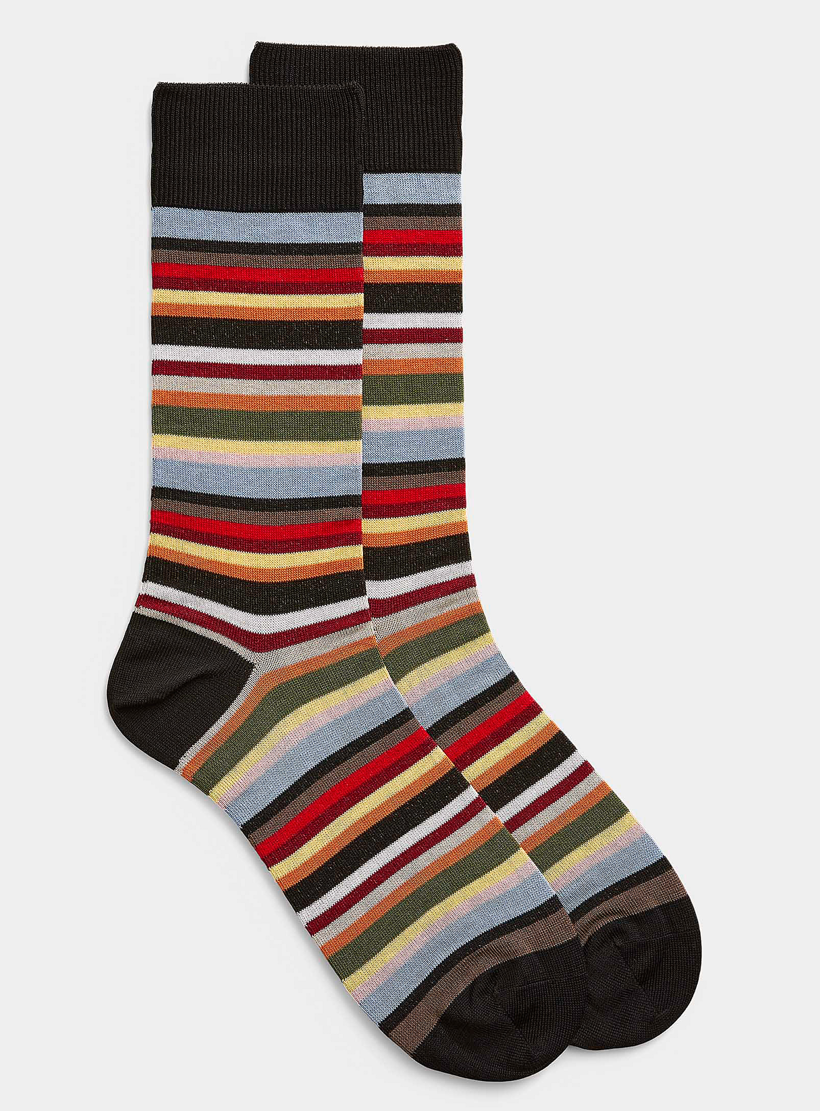 Paul Smith Candy Stripe Sock In Multi