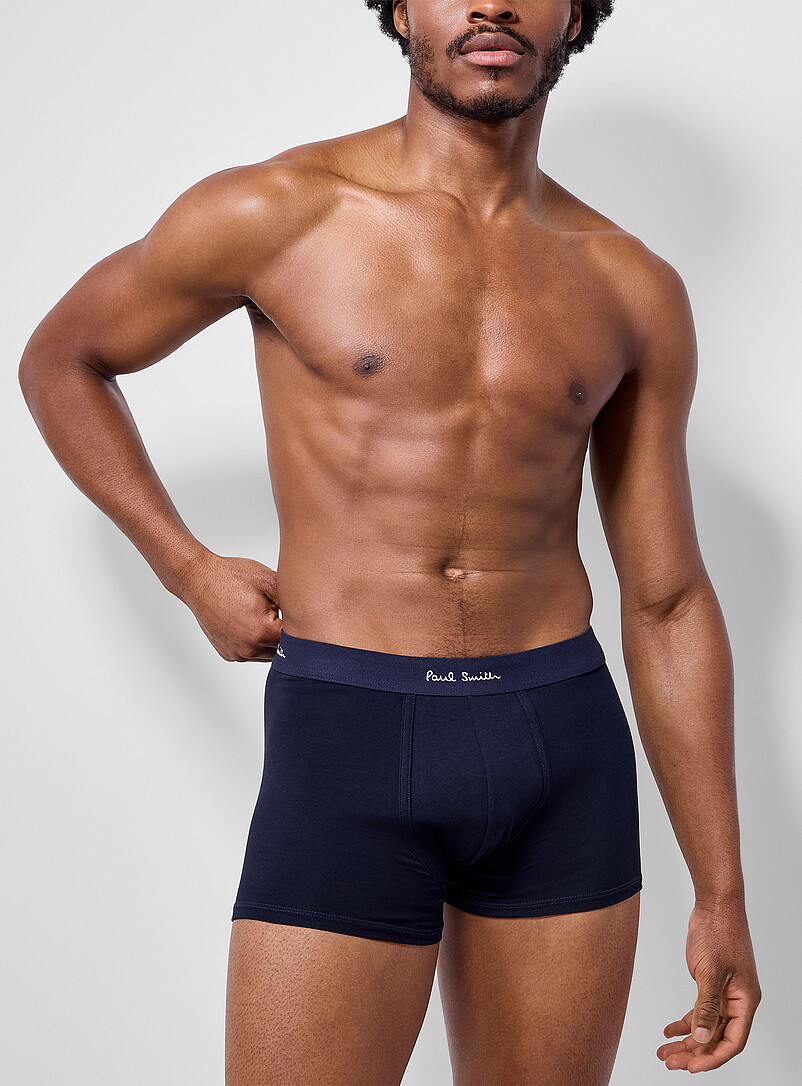 3" Navy Stretch Trunk Organic Cotton