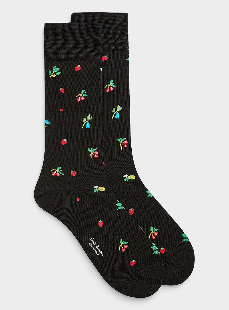Mini-fruit dress socks product image (primary)